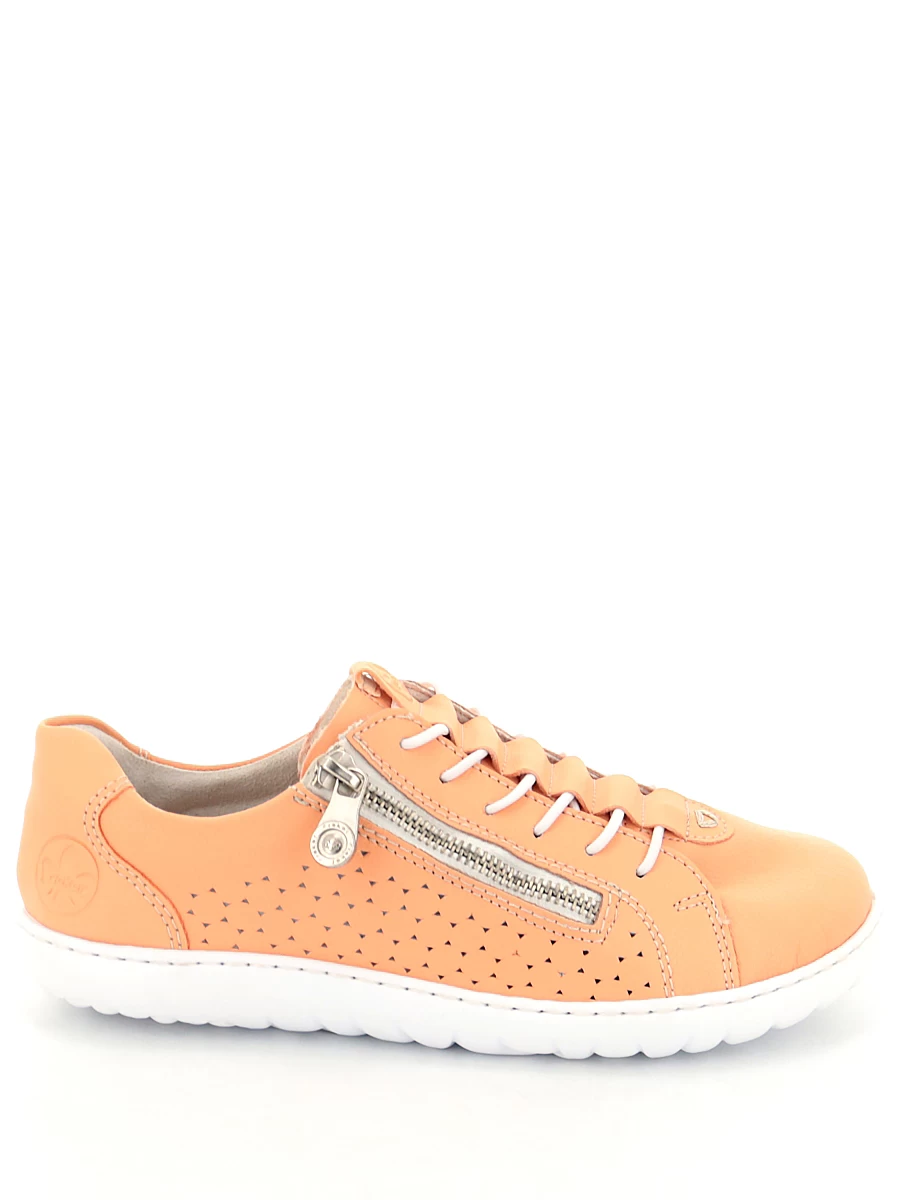 Туфли Rieker женские летние, цвет оранжевый, артикул 52826-38