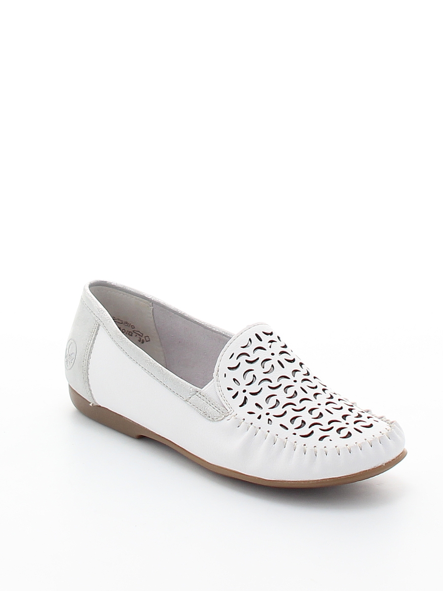 Туфли Rieker женские летние, размер 37, цвет белый, артикул L6350-80