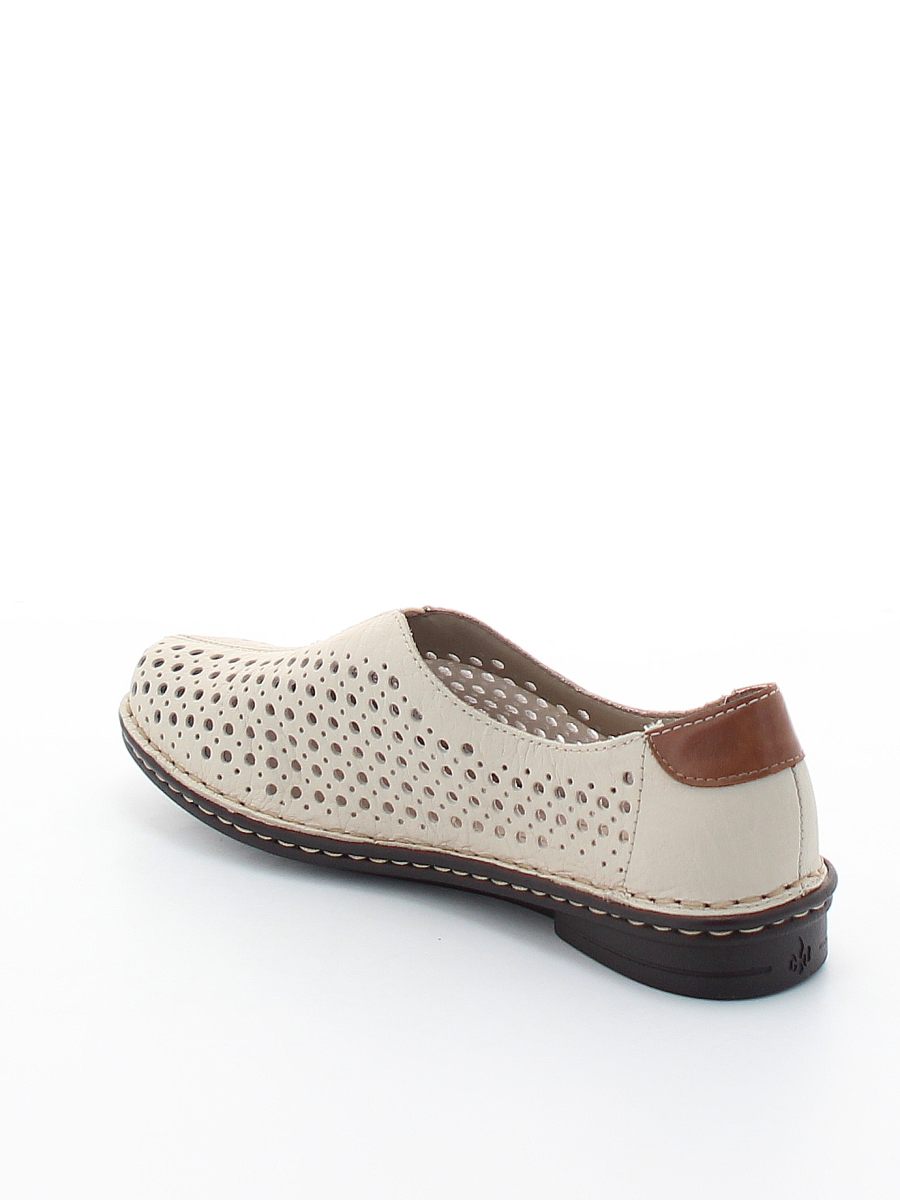 Туфли Rieker женские летние, размер 37, цвет белый, артикул 48457-60 - фото 4