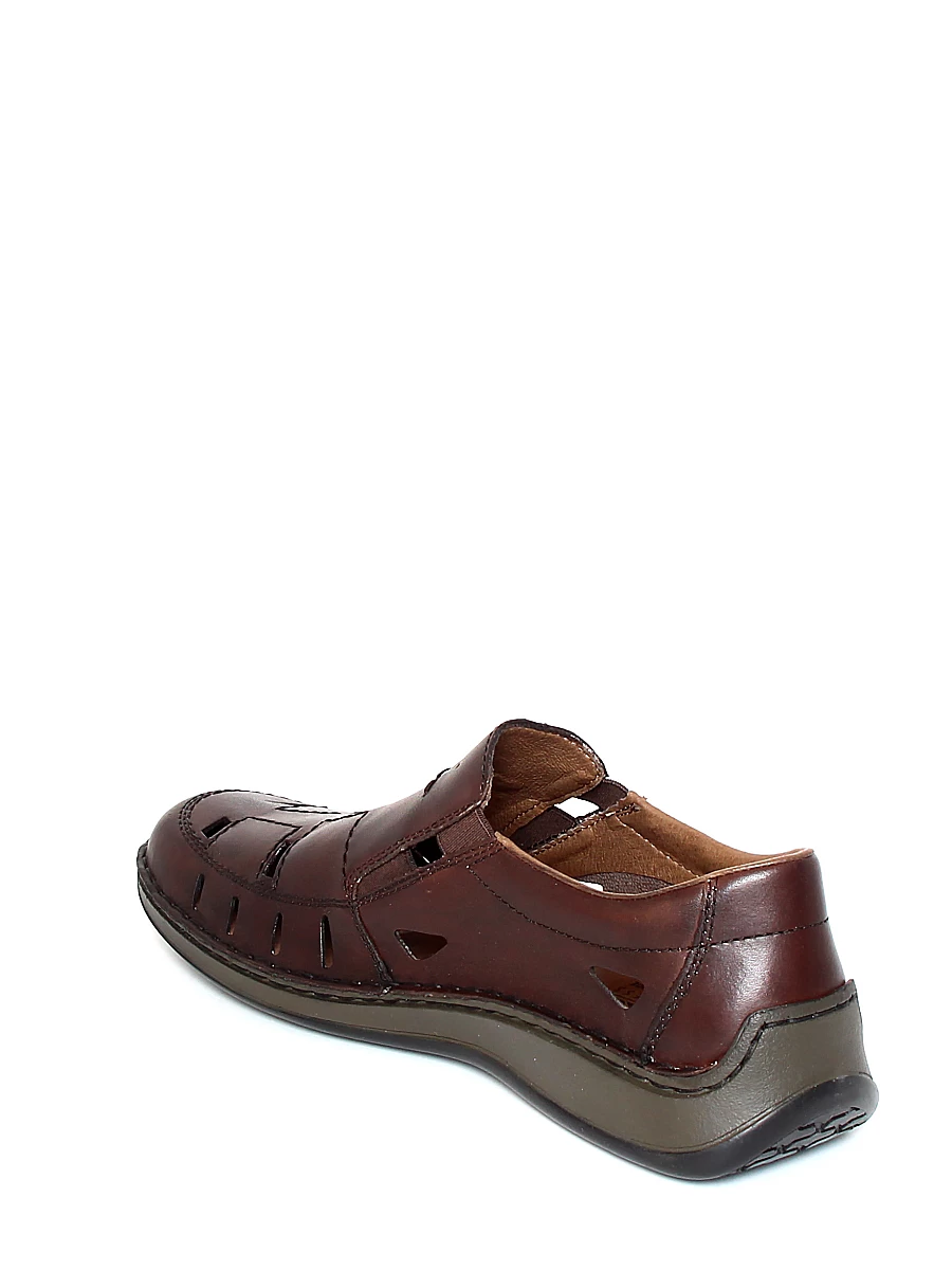 Туфли Rieker мужские летние, цвет коричневый, артикул 05254-25 - фото 6