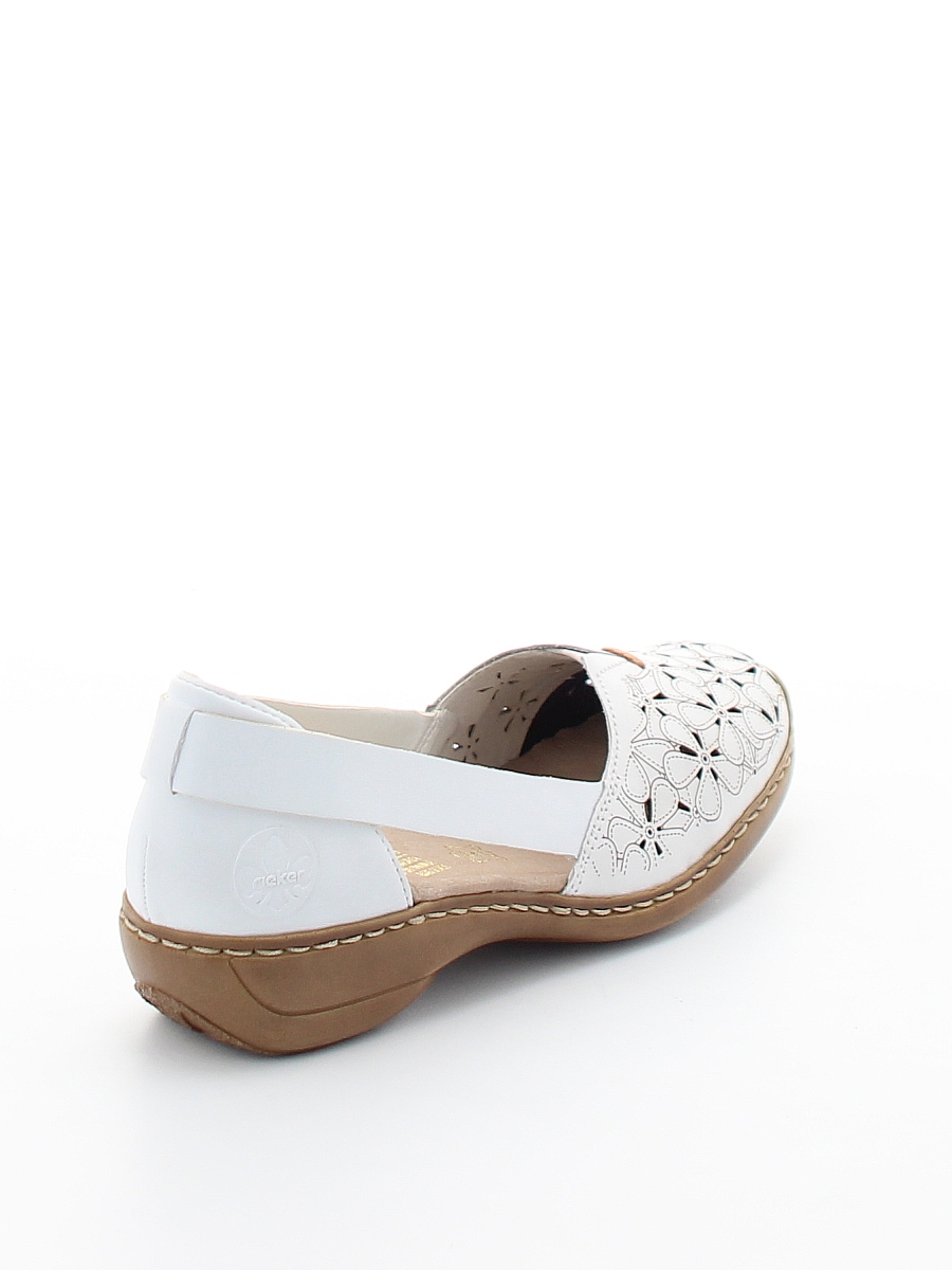 Туфли Rieker женские летние, размер 39, цвет белый, артикул 41356-80 - фото 5