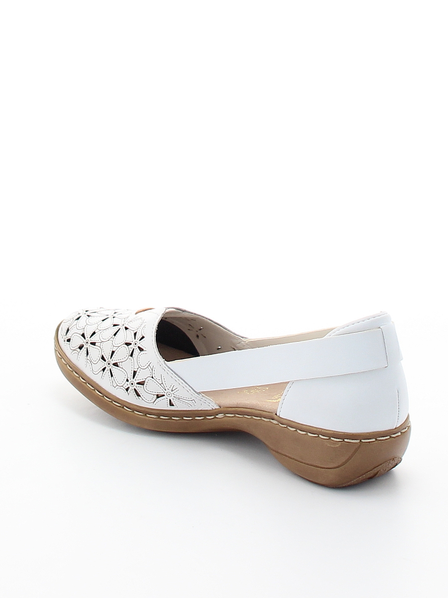Туфли Rieker женские летние, размер 39, цвет белый, артикул 41356-80 - фото 4