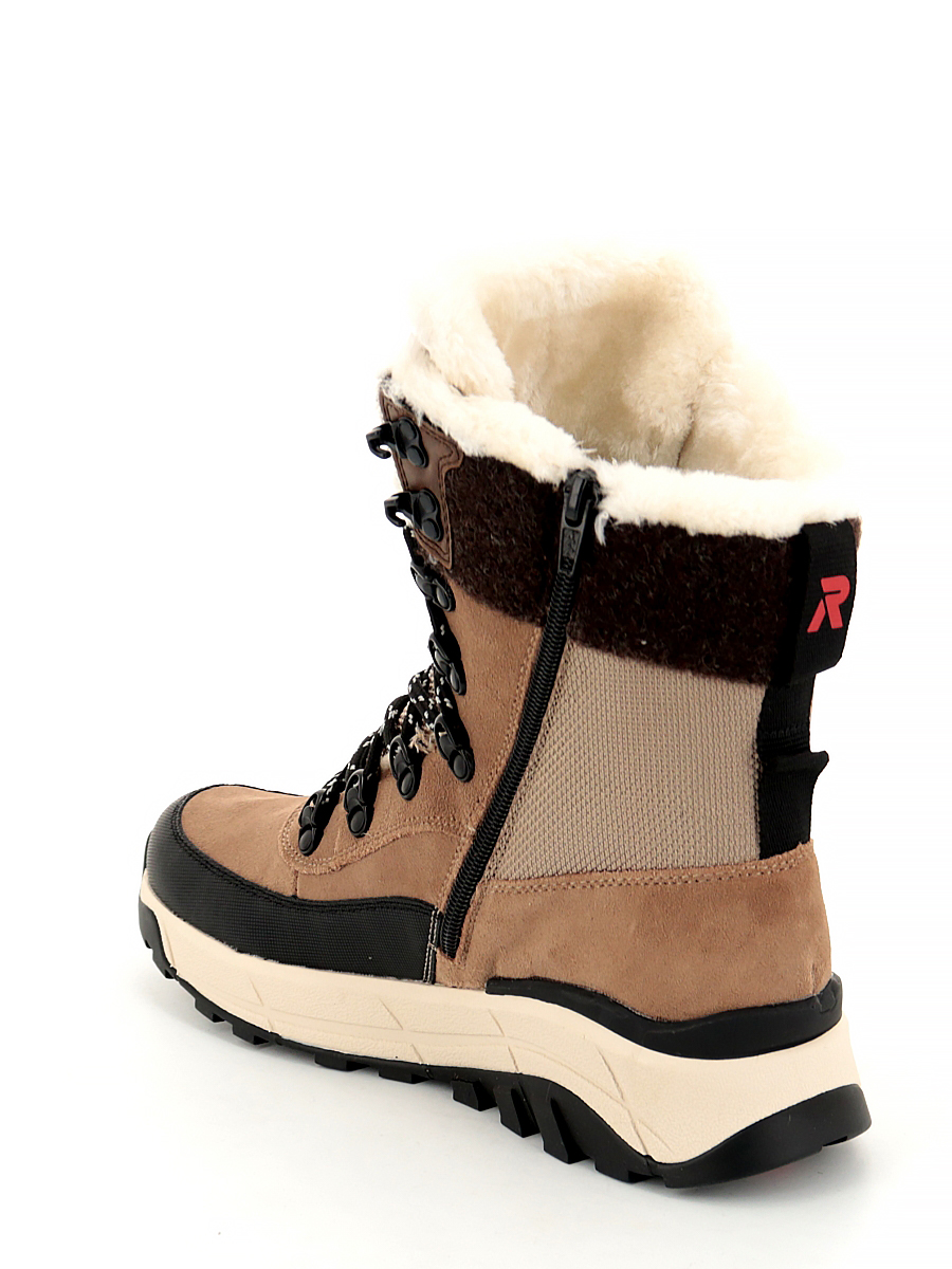 Ботинки Rieker женские зимние, размер 39, цвет бежевый, артикул W0066-64 - фото 6