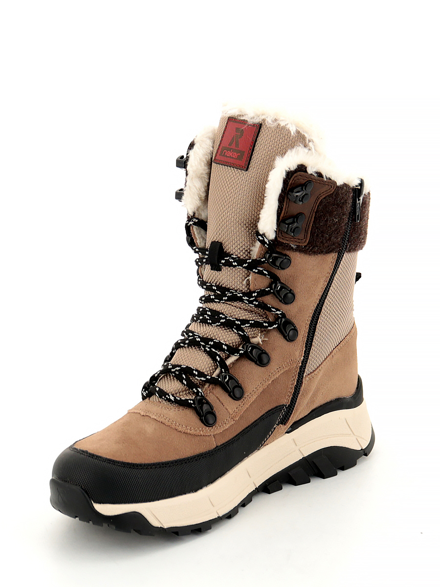 Ботинки Rieker женские зимние, размер 40, цвет бежевый, артикул W0066-64 - фото 4
