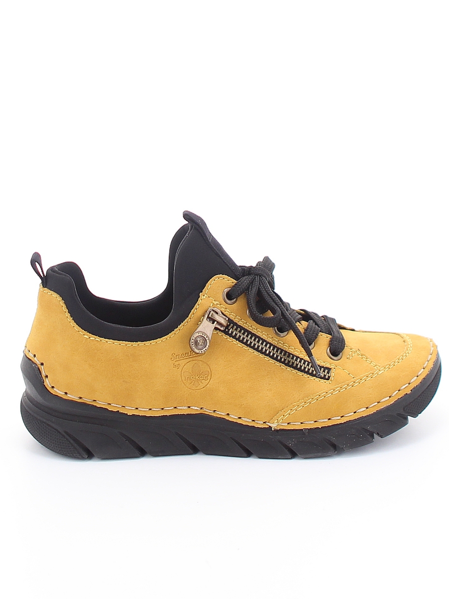 Туфли Rieker женские демисезонные, цвет желтый, артикул 55073-68