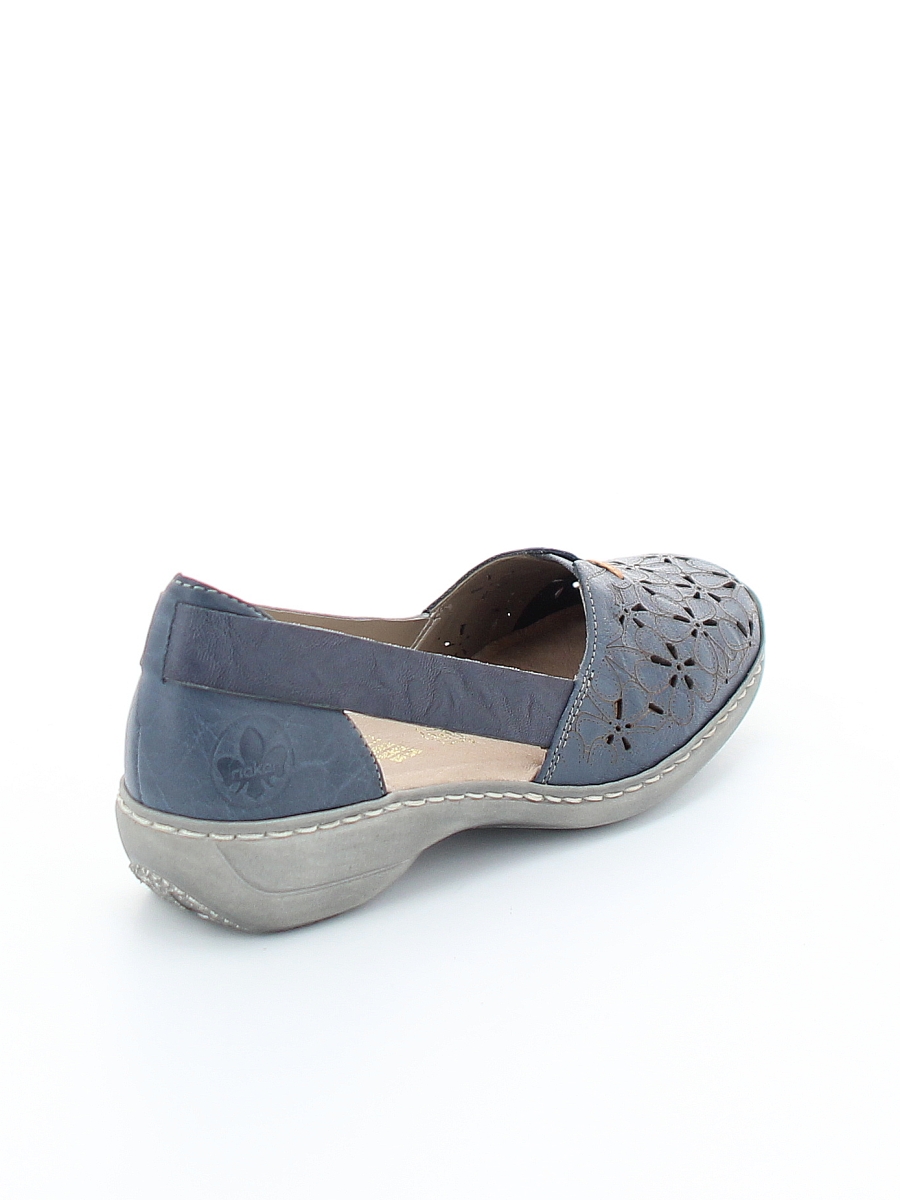 Туфли Rieker женские летние, размер 37, цвет синий, артикул 41356-12 - фото 5