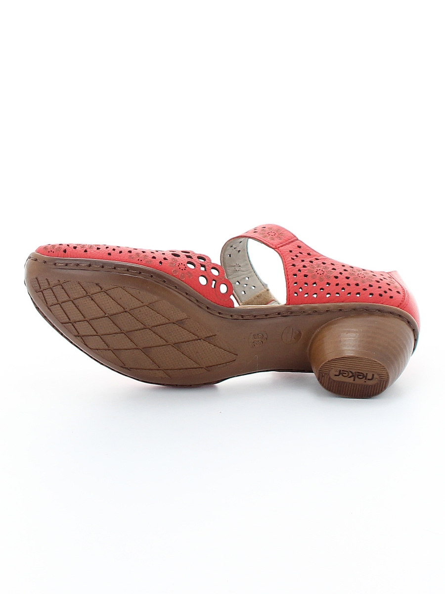Туфли Rieker женские летние, размер 41, цвет красный, артикул 43753-34 - фото 6