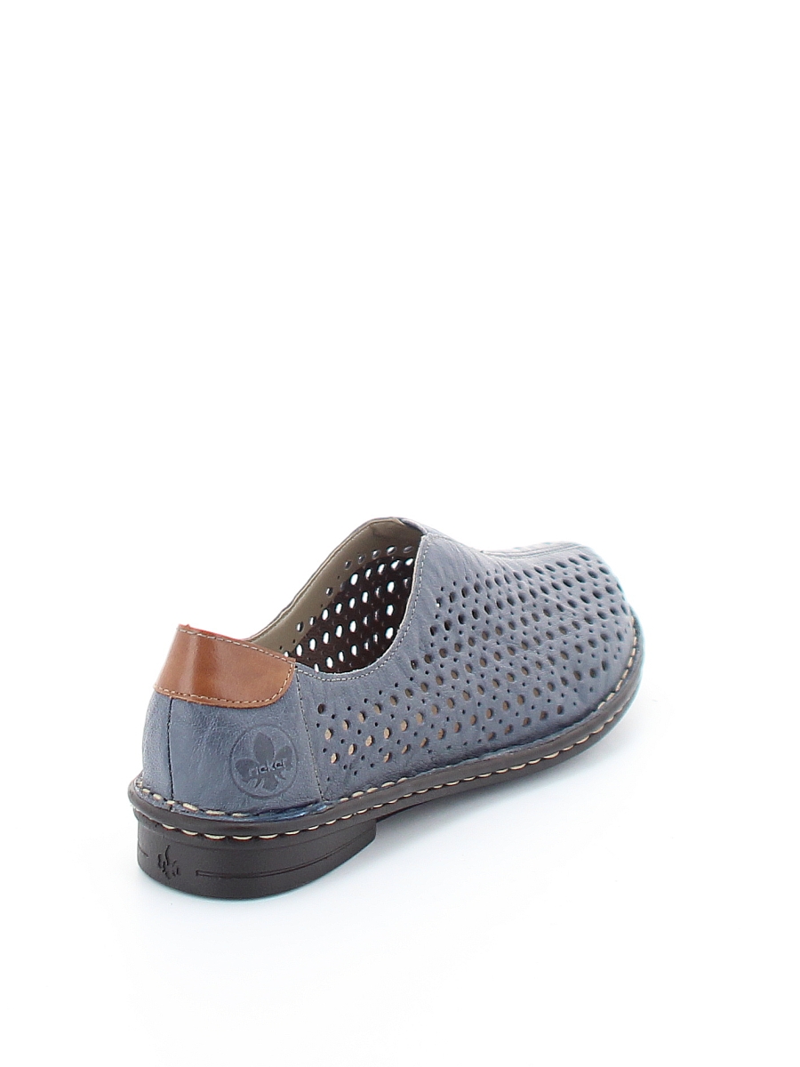 Туфли Rieker женские летние, размер 41, цвет синий, артикул 48457-12 - фото 5