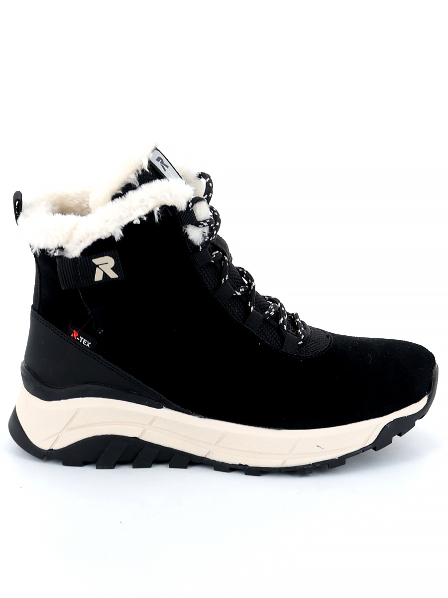 Ботинки Rieker женские зимние, размер 42, цвет черный, артикул W0060-00 - фото 1