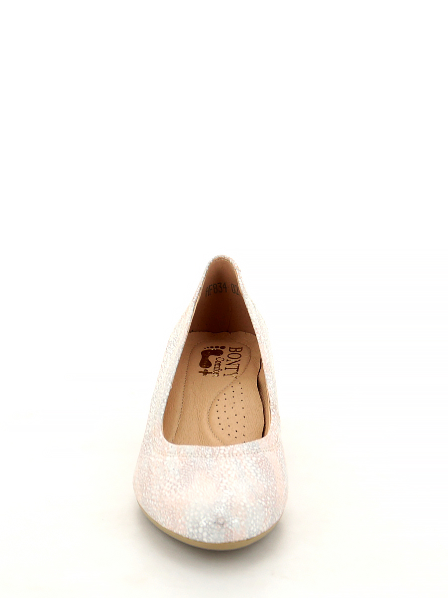 Туфли Bonty (сереб.-бел.) женские демисезонные, цвет серебряный, артикул 834V, размер RUS - фото 3