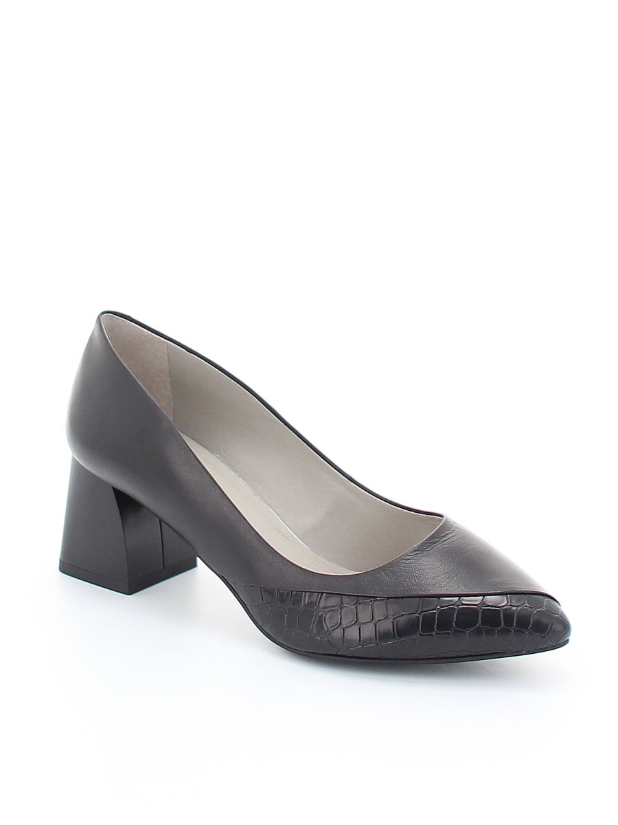Туфли Bonty женские демисезонные, цвет черный, артикул 1179-01-0691