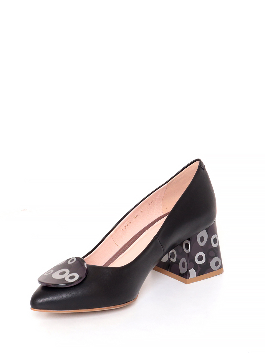 Туфли Bonty женские демисезонные, цвет черный, артикул 1315-3-01, размер RUS - фото 4