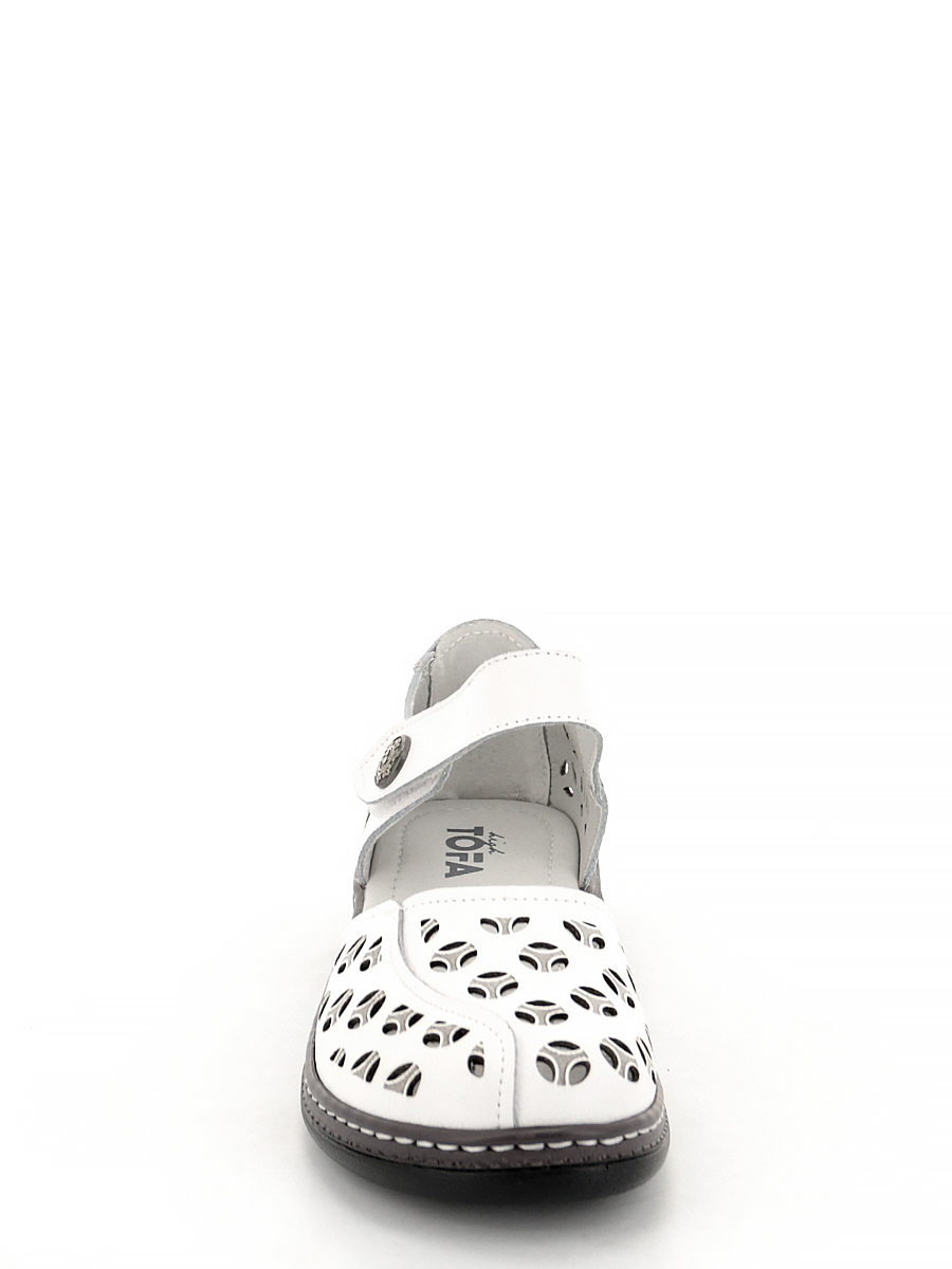 Туфли TOFA женские летние, цвет белый, артикул 703668-5, размер RUS - фото 3
