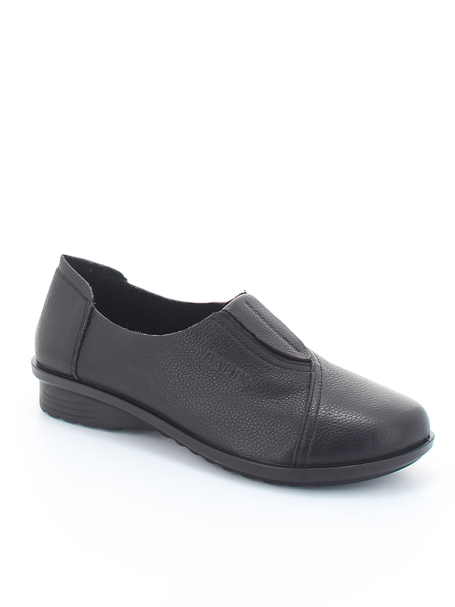 Туфли Baden женские демисезонные, размер 38, цвет черный, артикул DA017-010
