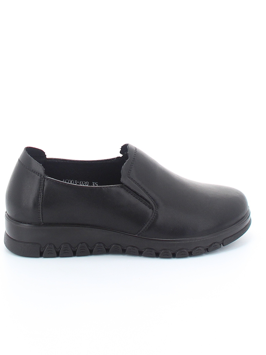 Туфли Baden женские демисезонные, размер 40, цвет черный, артикул AC003-020