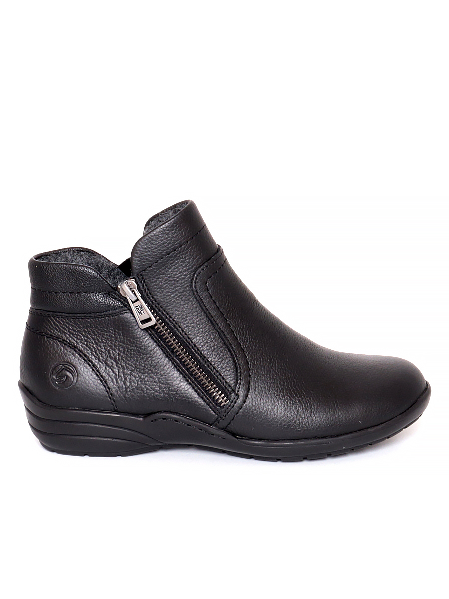 Ботинки Remonte женские демисезонные, размер 37, цвет черный, артикул R7677-02 - фото 1